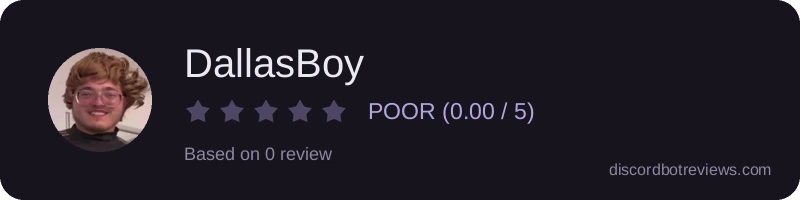 Rating widget preview for DallasBoy
