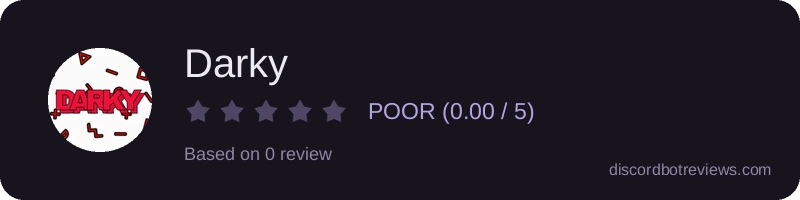 Rating widget preview for Darky