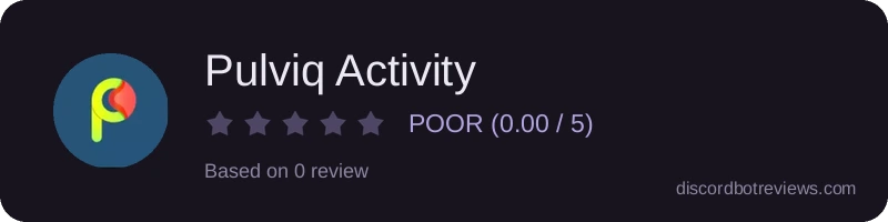 Rating widget preview for Pulviq Activity
