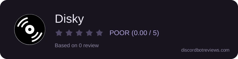 Rating widget preview for Disky
