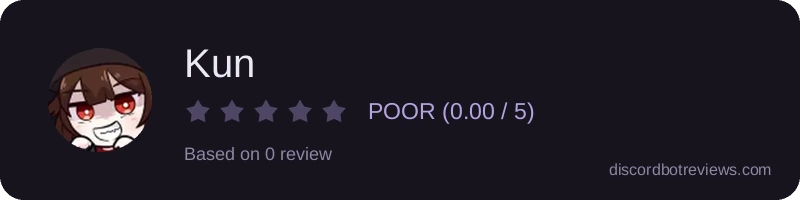Rating widget preview for Kun
