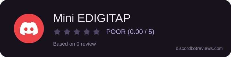 Rating banner for Mini EDIGITAP