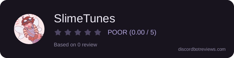 Rating widget preview for SlimeTunes