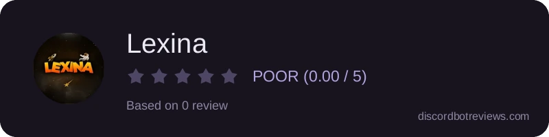 Rating widget preview for Lexina