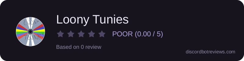 Rating widget preview for Loony Tunies