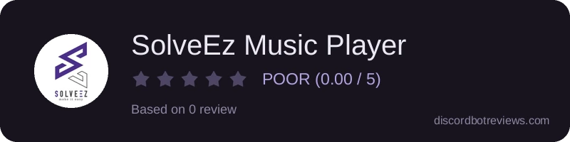 Rating widget preview for SolveEz Music Player