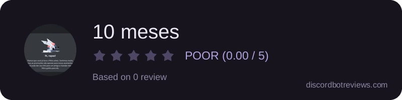 Rating banner for 10 meses 