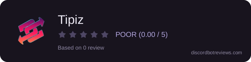 Rating widget preview for Tipiz
