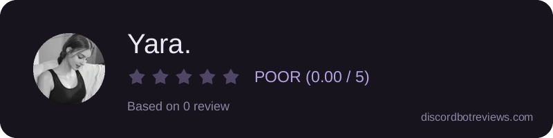 Rating widget preview for Yara.