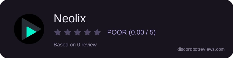 Rating banner for Neolix