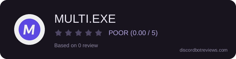 Rating widget preview for MULTI.EXE
