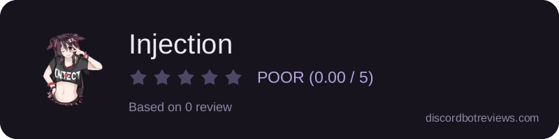 Rating widget preview for Injection
