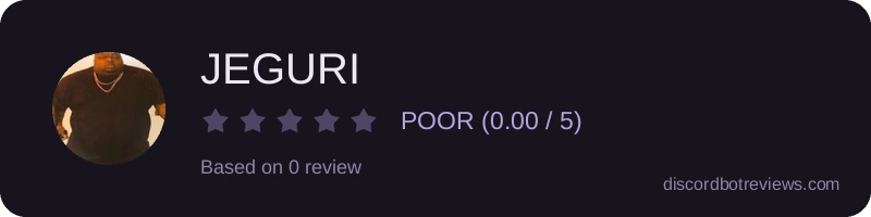 Rating widget preview for JEGURI
