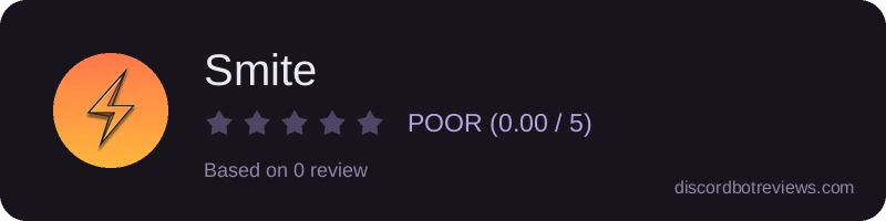 Rating widget preview for Smite