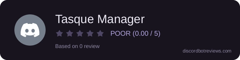 Rating widget preview for Tasque Manager