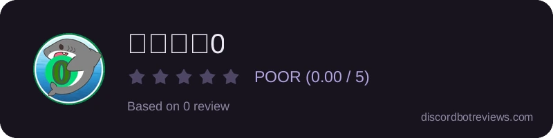Rating widget preview for ミニサメ0