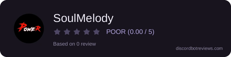 Rating widget preview for SoulMelody