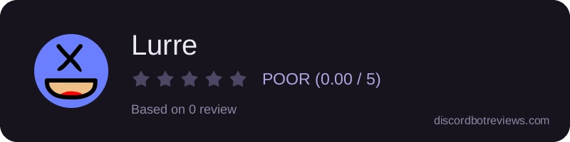 Rating widget preview for Lurre
