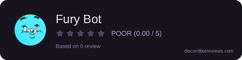 Rating widget preview for Fury Bot 