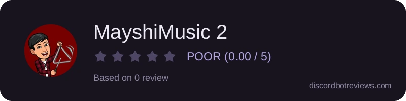Rating widget preview for MayshiMusic 2