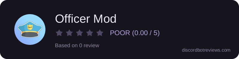 Rating banner for Officer Mod