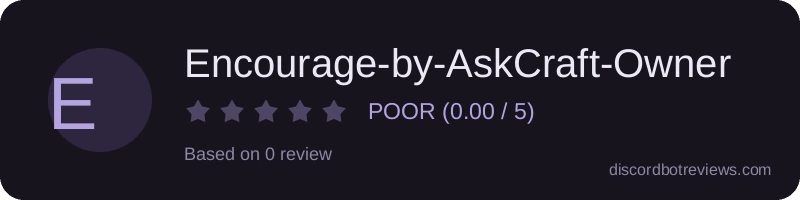 Rating widget preview for Encourage-by-AskCraft-Owner