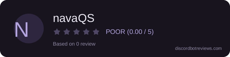 Rating widget preview for navaQS