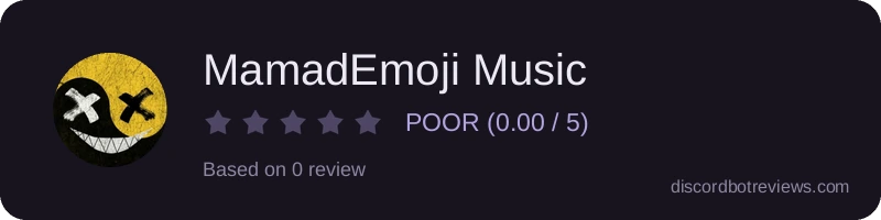 Rating widget preview for MamadEmoji Music
