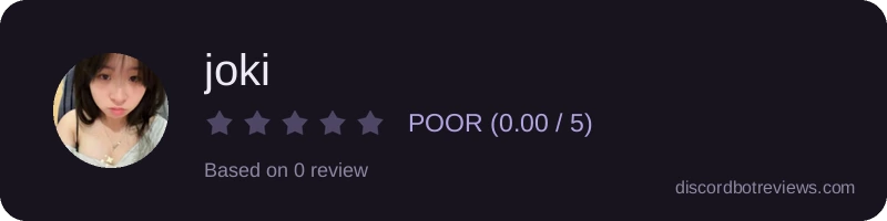 Rating widget preview for joki 
