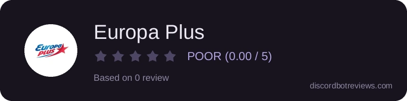 Rating widget preview for Europa Plus
