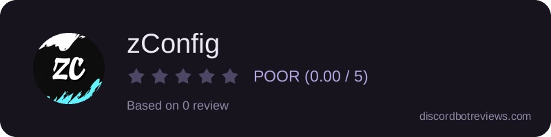 Rating banner for zConfig