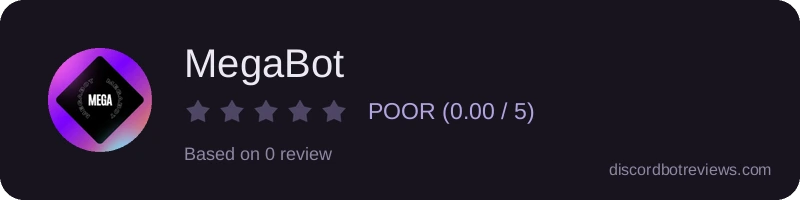 Rating banner for MegaBot