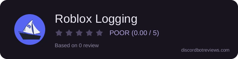 Rating widget preview for Roblox Logging
