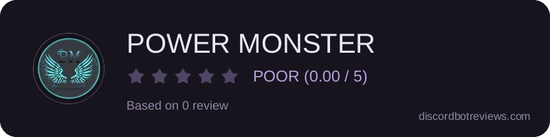 Rating widget preview for POWER MONSTER 