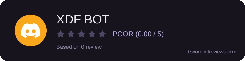 Rating banner for XDF BOT