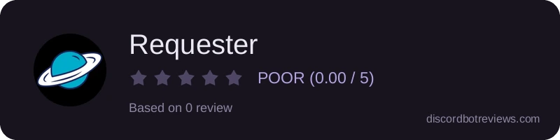 Rating widget preview for Requester