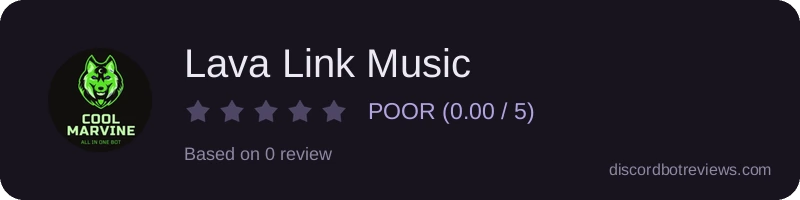Rating widget preview for Lava Link Music