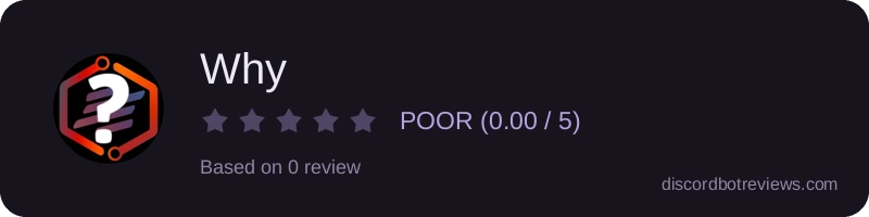 Rating widget preview for Why