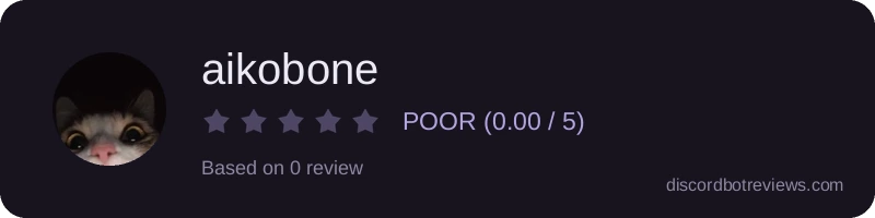 Rating widget preview for aikobone