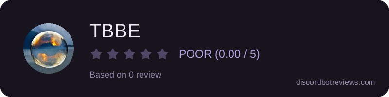 Rating banner for TBBE