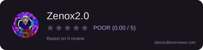 Rating widget preview for Zenox2.0