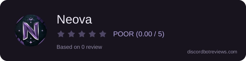 Rating widget preview for Neova