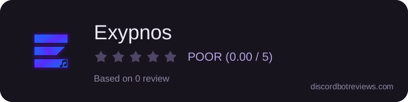Rating widget preview for Exypnos