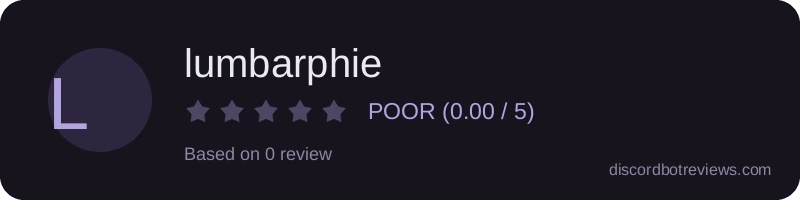Rating banner for lumbarphie