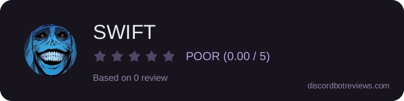 Rating widget preview for SWIFT
