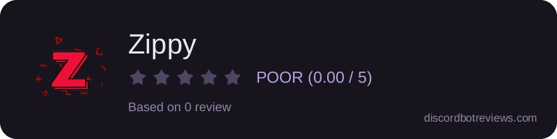 Rating widget preview for Zippy