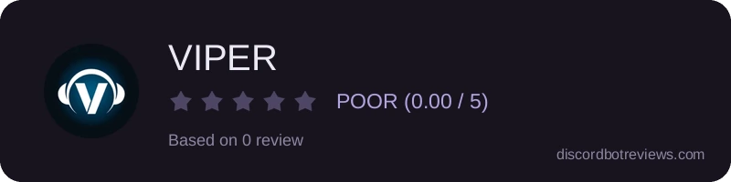 Rating widget preview for VIPER