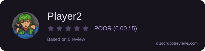 Rating widget preview for Player2