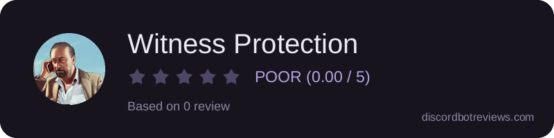 Rating widget preview for Witness Protection
