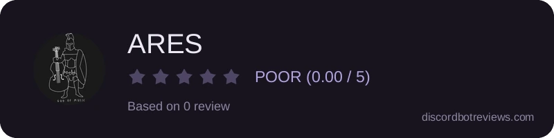 Rating widget preview for ARES